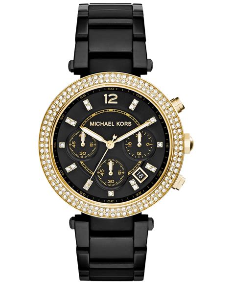 michael kors ladies stainless steel chronograph watch|Michael Kors diamond watch women's.